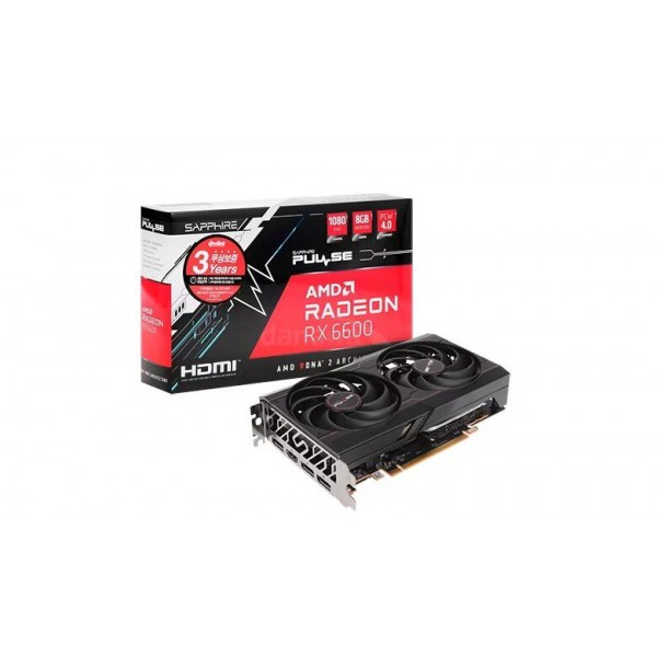 SAPPHIRE 라데온 RX 6600 PULSE D6 8GB Dual-X